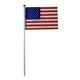 Fabric American Flag on a Stick, 4in x 6in